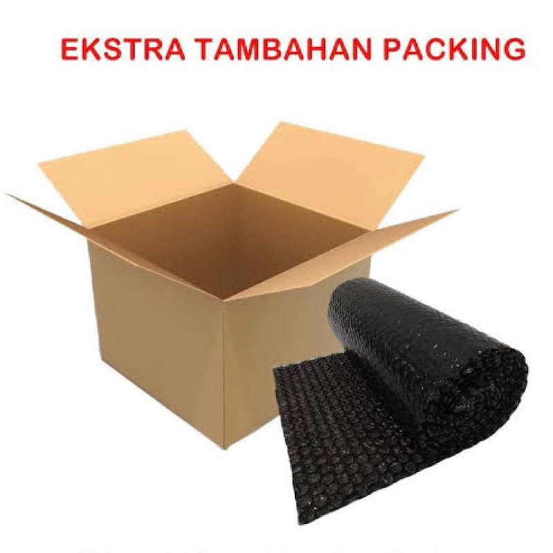 

PACKING TAMBAHAN KEAMANAN L - TAMBAHAN BUBBLE WRAP ATAU KARDUS UNTUK PACKAGE - TAMBAHAN MEMINIMALISIR KERUSAKAN STANDHANGER