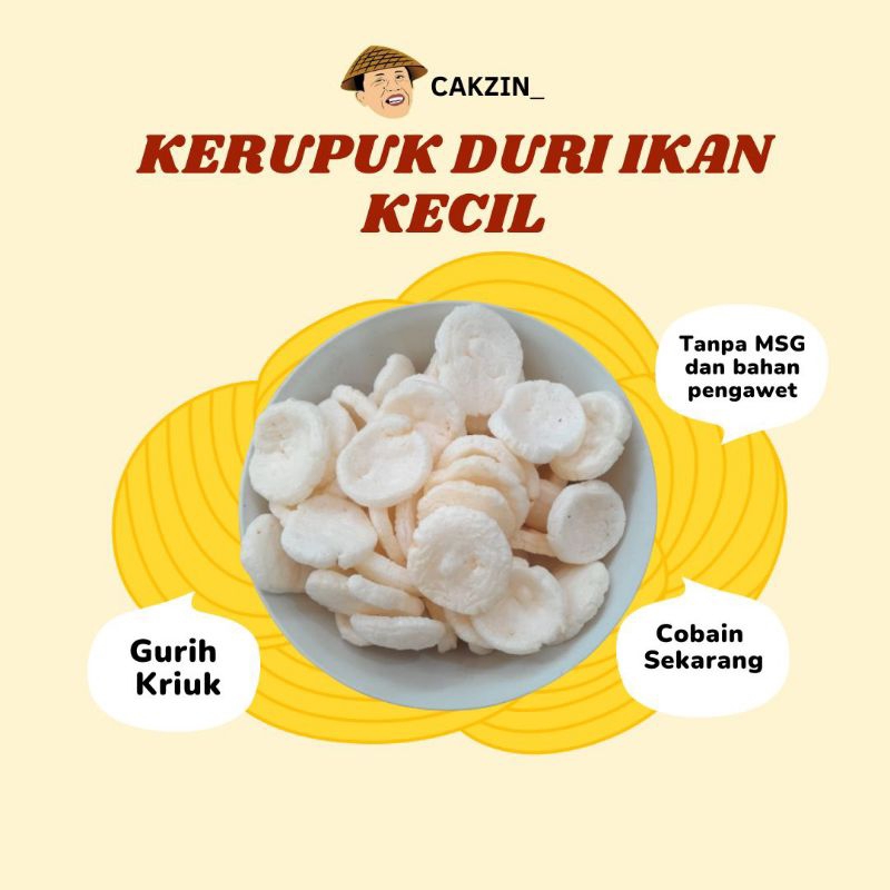 

KERUPUK DURI IKAN KECIL 250 GR