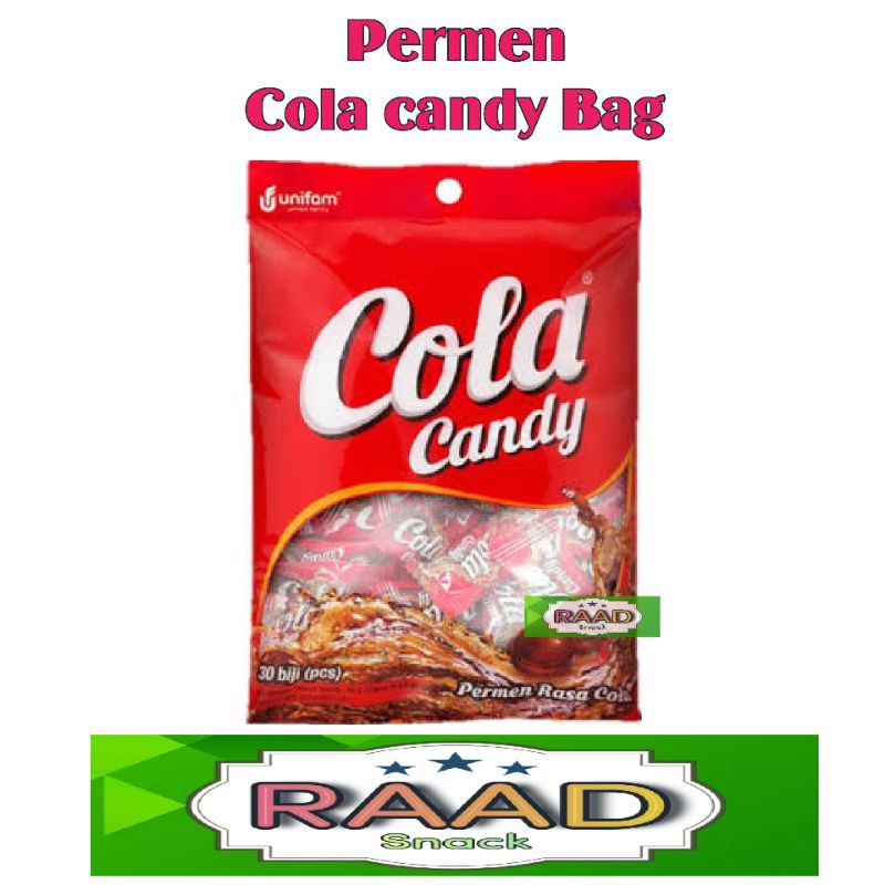 

Cola Candy Bag 30pcs - Permen Rasa Cola