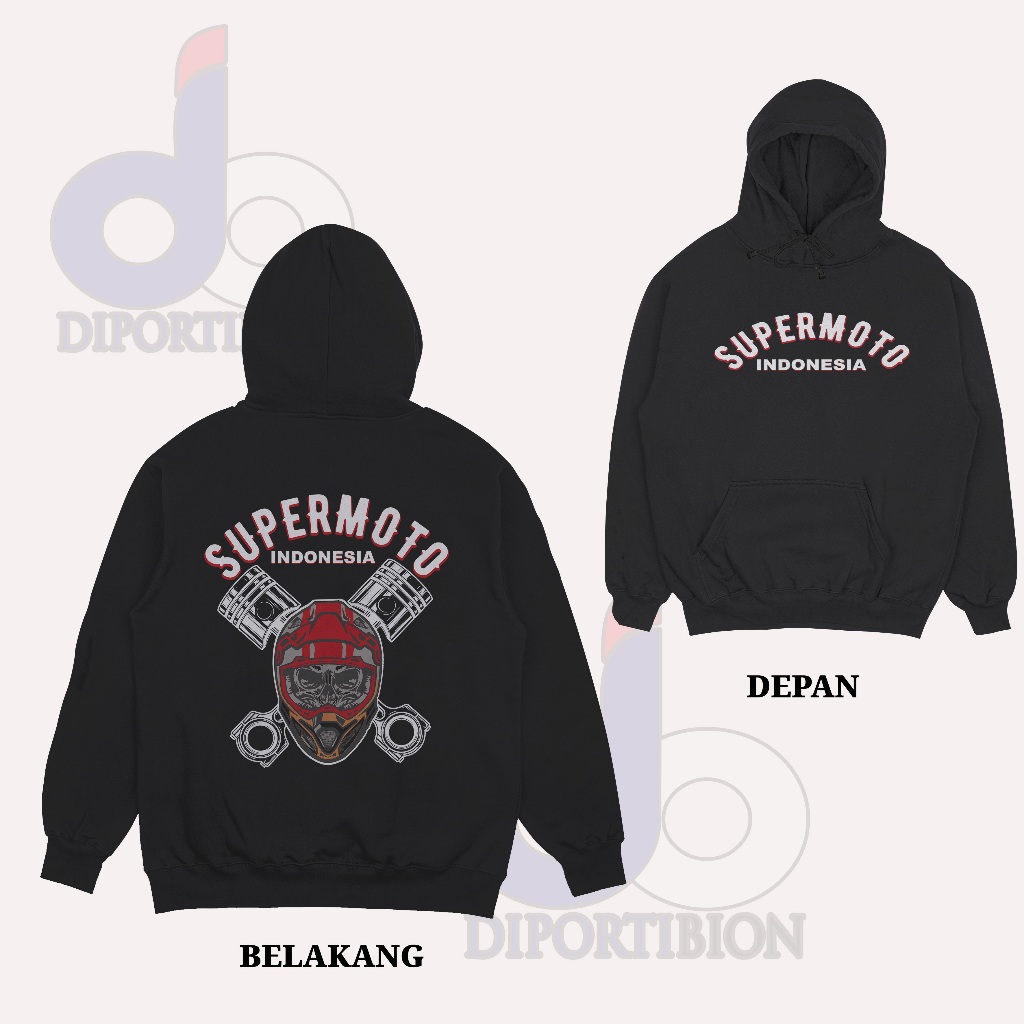 Hoodie Jumper Supermoto Indonesia / Supermoto Indonesia Hoodie Jumper