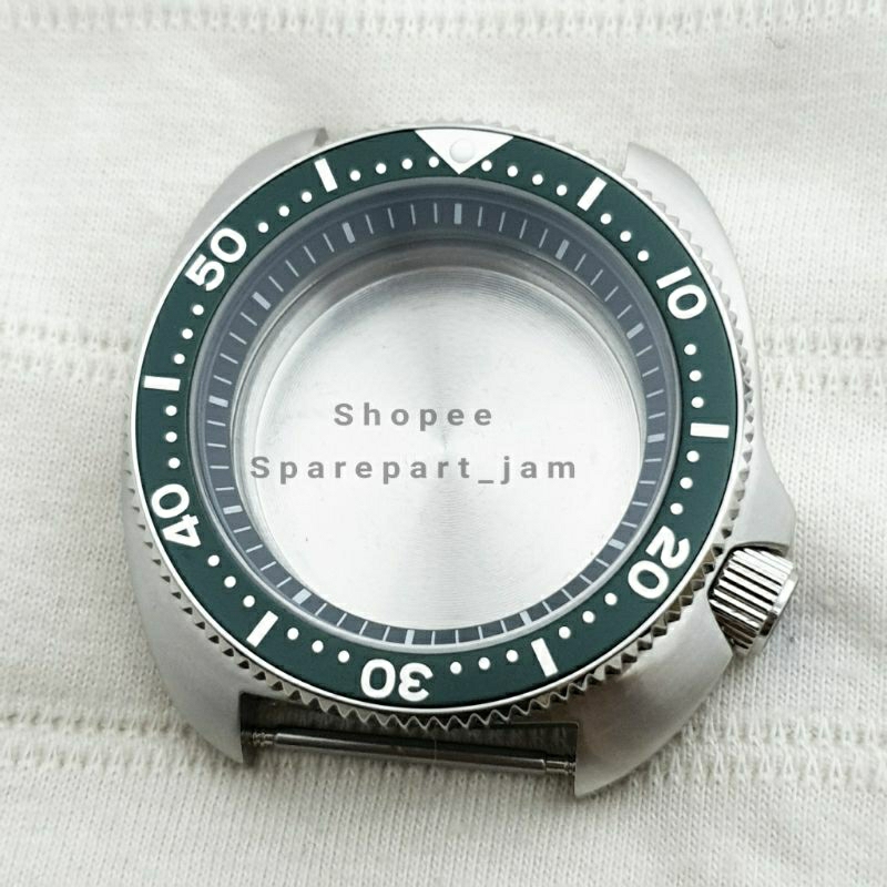 Seiko Captain Willard Case Green Insert Nh35,Nh36, 7s26