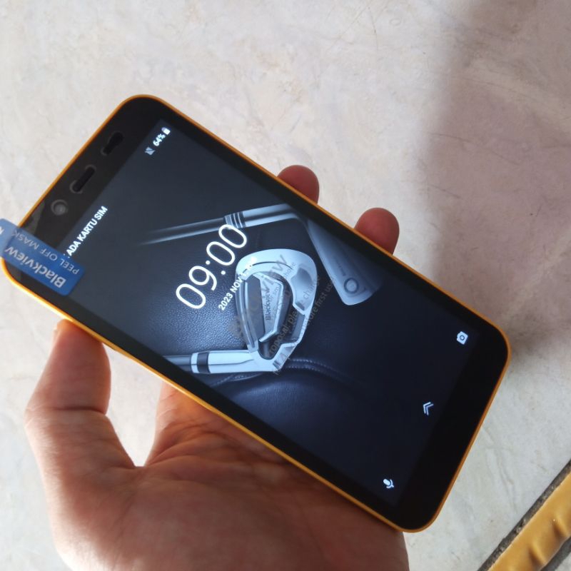 hp outdoor android black view bv5500 mulus lengkap ada minus