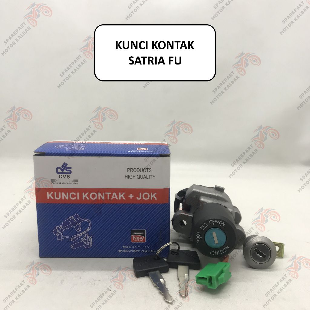 Kunci Kontak Set ( Kunci Kotak + Sadel ) Motor SATRIA FU Merek CVS