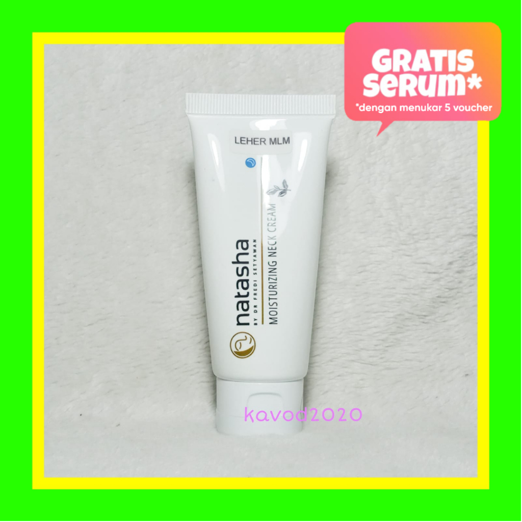 LEHERMTUBE Natasha Skin Care Moisturizing Neck Cream 30 gram by dr Fredi Setyawan Original Krim Loti
