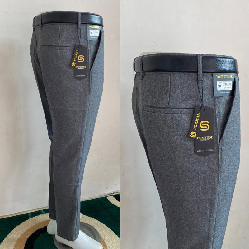 CELANA PANJANG BAHAN CELANA PANJANG KANTOR CELANA PANJANG SLIMFIT PRIA