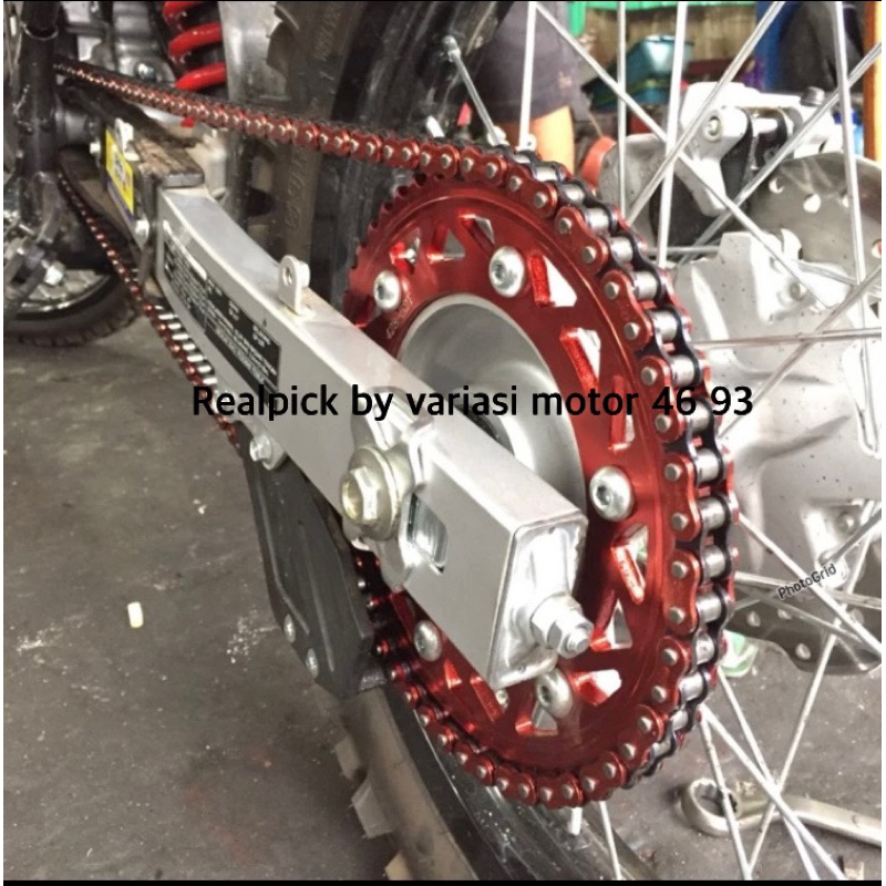 Gear set warna honda crf 150 gear crf 150L gear honda crf 150 full set gear rantai