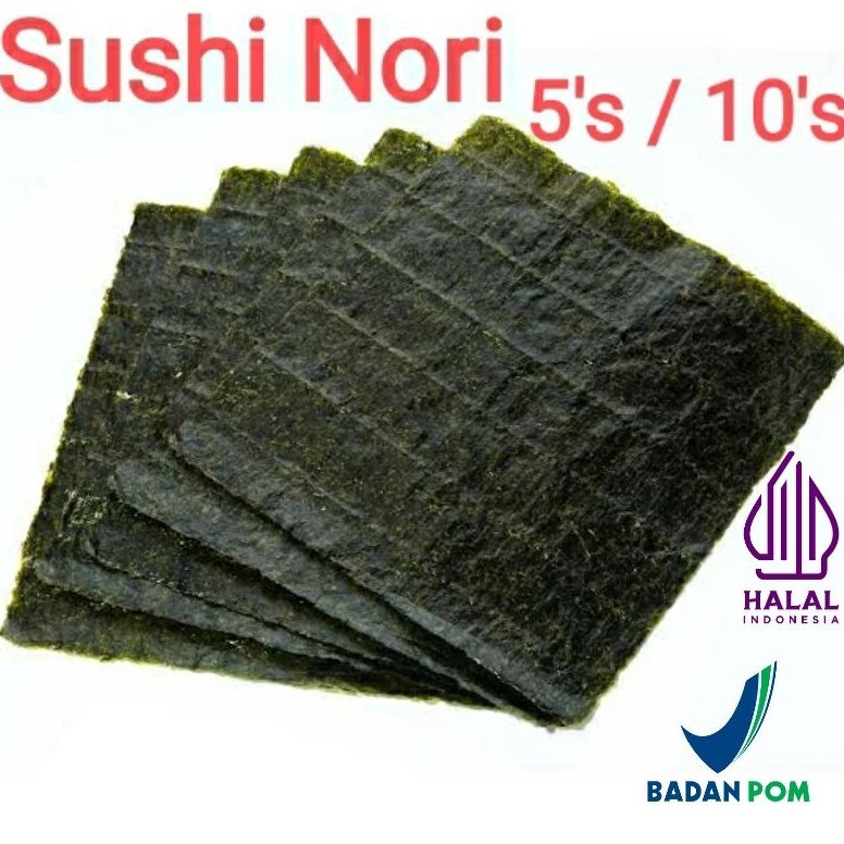 

7.7 HARGA GROSIR (PROMO) Manjun Nori HALAL Seaweed Rumput Laut Sushi Gimbap Korean Yaki Sushi Nori