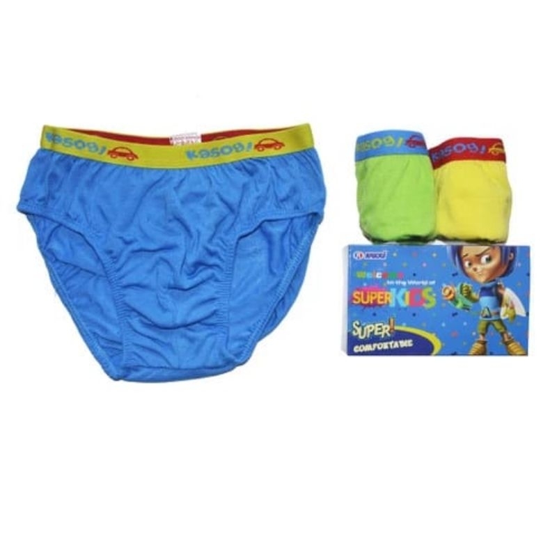 Celana Dalam Anak Kasogi ORI Premium Set Isi 3Pcs