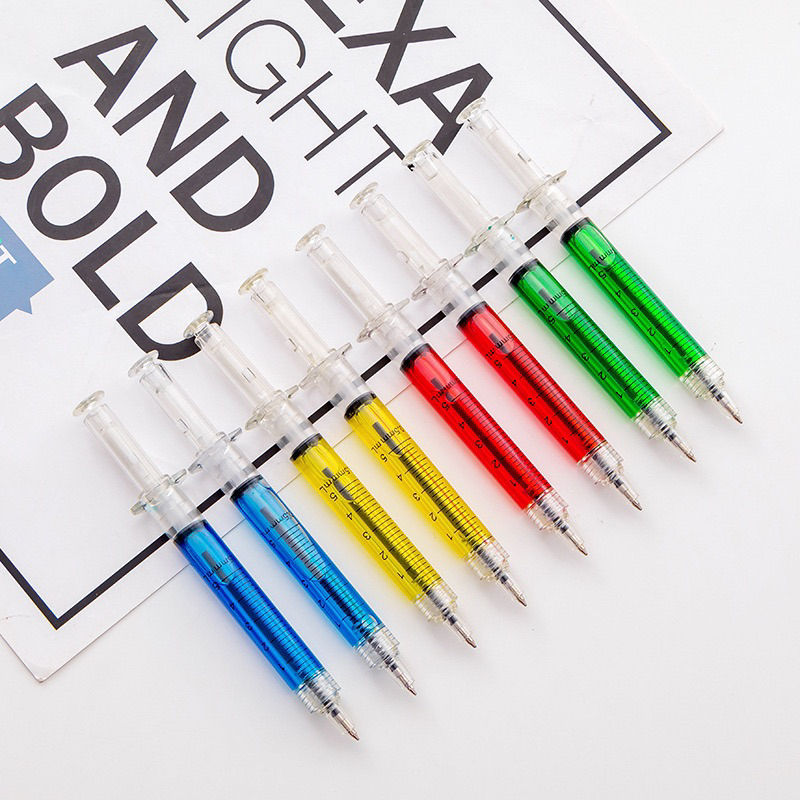 

Pulpen Jarum Suntik Lucu Korean Syringe Ballpoint Pen Souvenir Aesthetic Fancy Pena Alat Tulis Anak Sekolah Murah