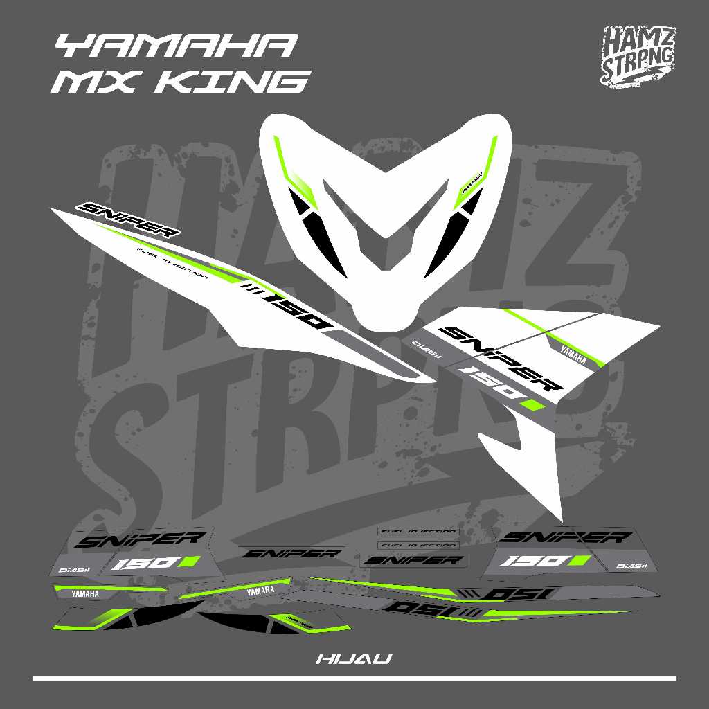 Striping Transparan MX KING SNIPER Project 150