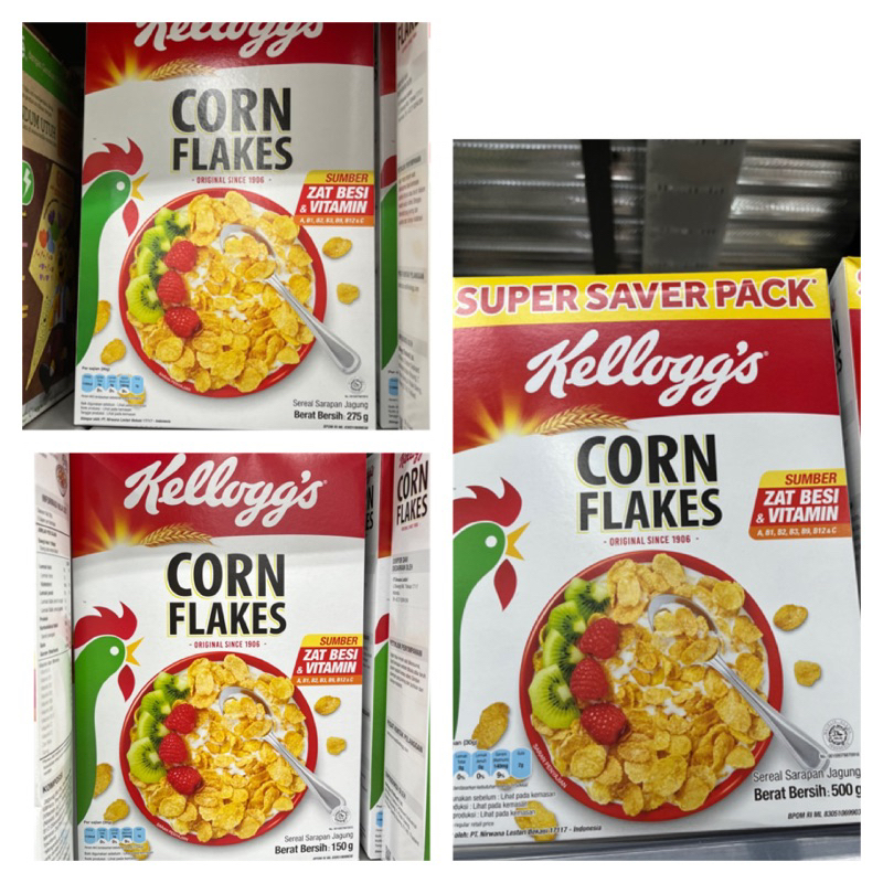 

Kelloggs Corn Flakes - 275gr/150/500gr/Pouch