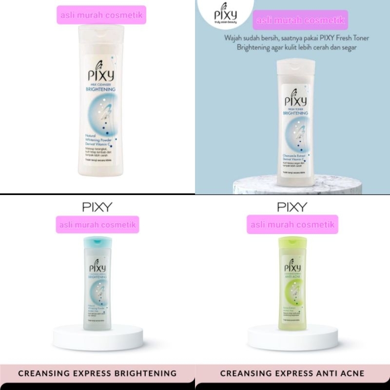 Pixy Cleansing Express Brightening | Anti Acne | Milk Cleanser | Toner
