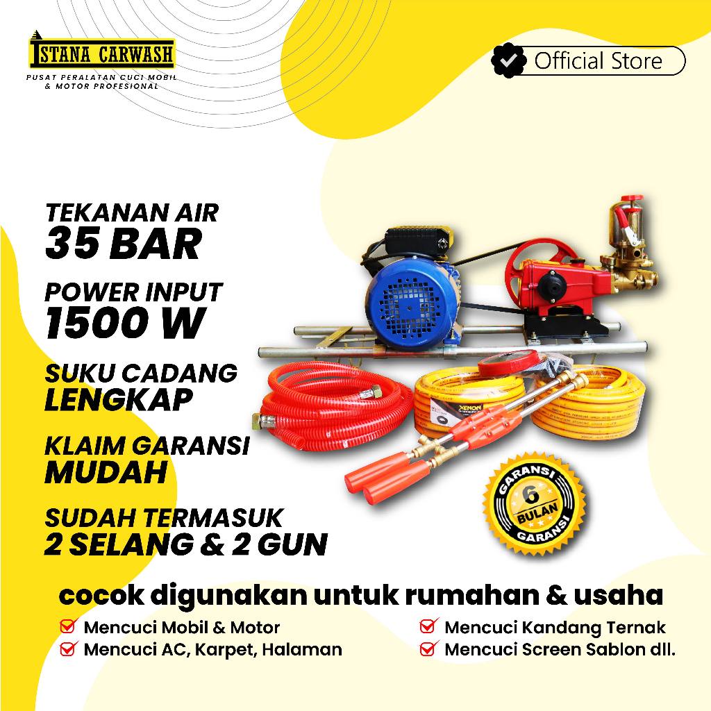 Alat cuci steam mobil motor - Power Spray IKAME IK-22 Listrik