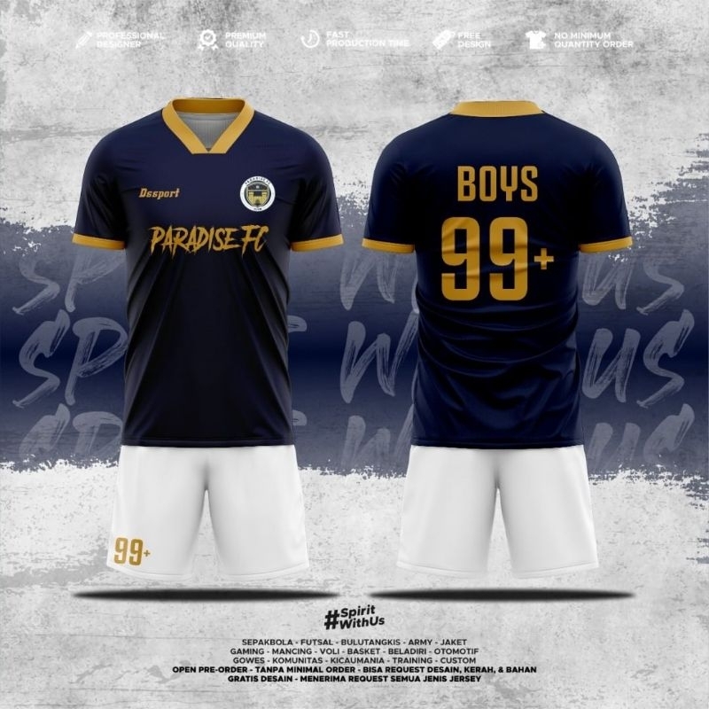 Jersey Futsal/Football Printing Free Desain
