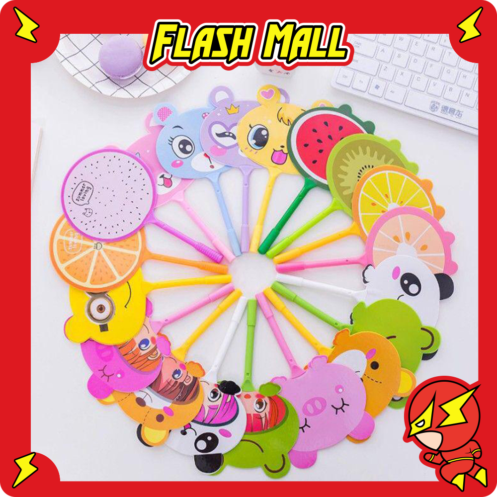 

FLASHmall Pena 2 IN 1 Pena Kipas Lucu Animal dan Buah Pulpen Kipas Karakter Kartun Cute Part 2 R145