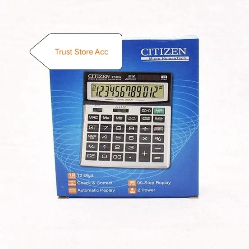 

Kalkulator 12 Digit Citizen CT 912 K