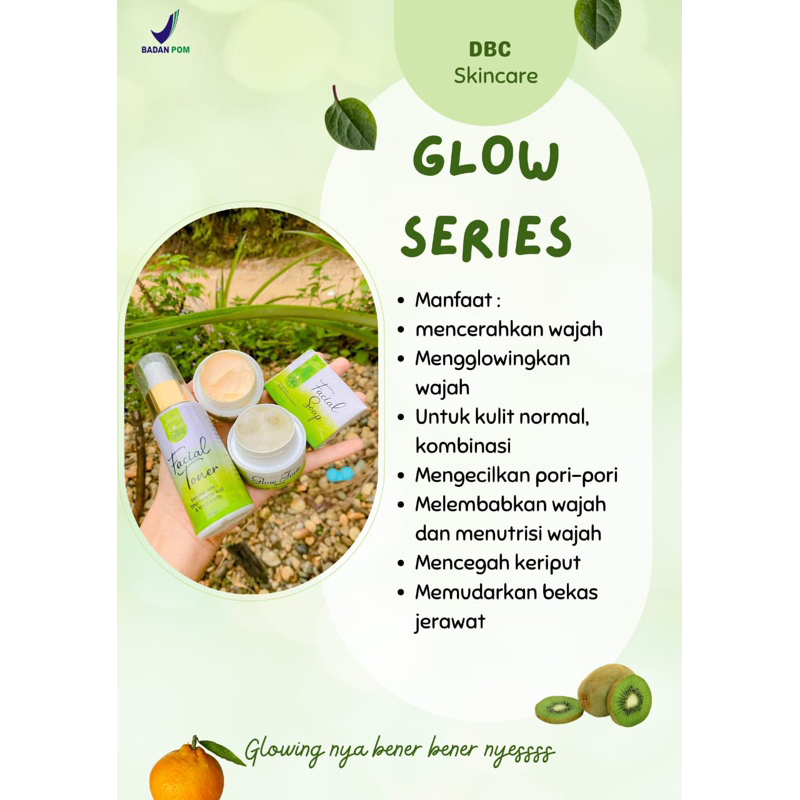 dbc skincare series glow paket lengkap