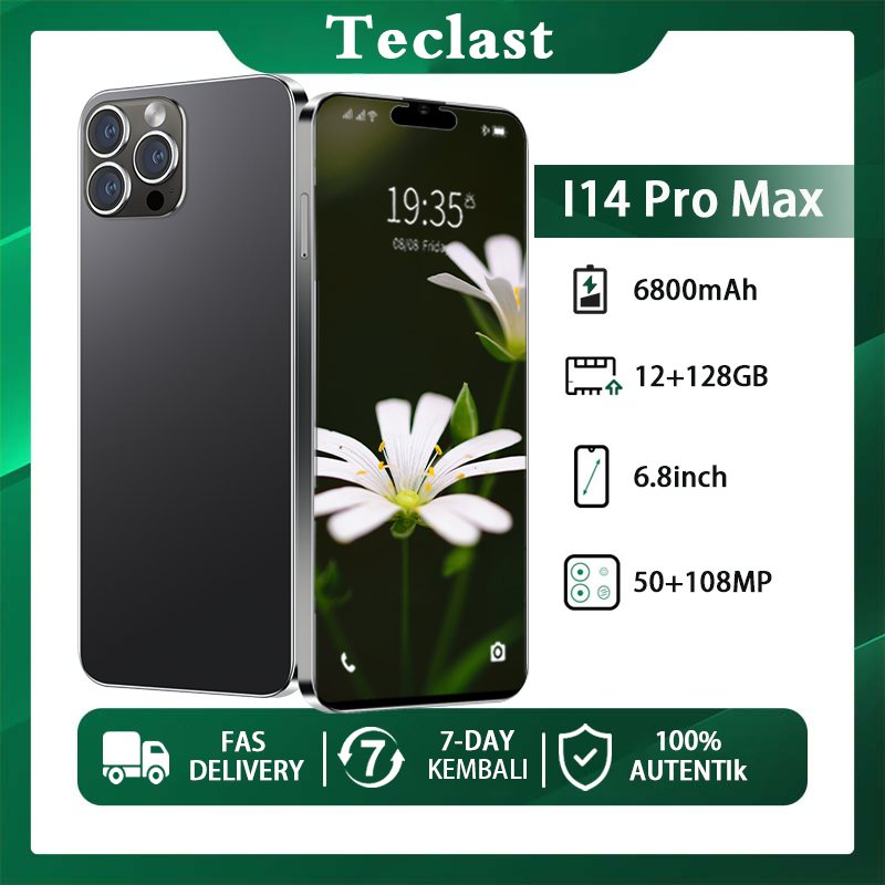 2023 original Baru Hp I14 Pro 12 /256GB 50MP+108MP 90Hz Layar 6.8 inch Murah Smartphone android 5G/4