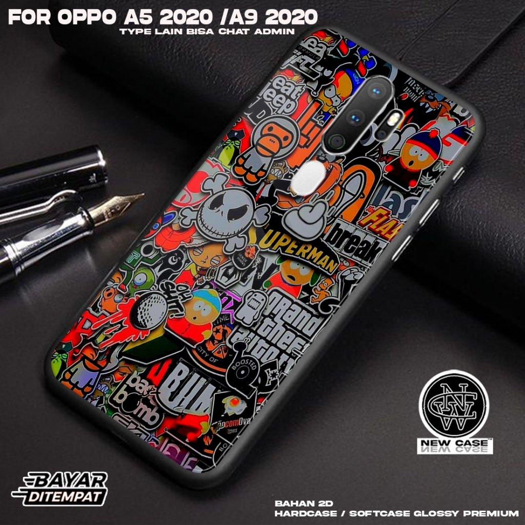 Case OPPO A5 2020 / OPPO A9 2020 - Casing Hp Terbaru 2023 Newcase [ GRAFF] Silikon Hp Mewah - Kesing
