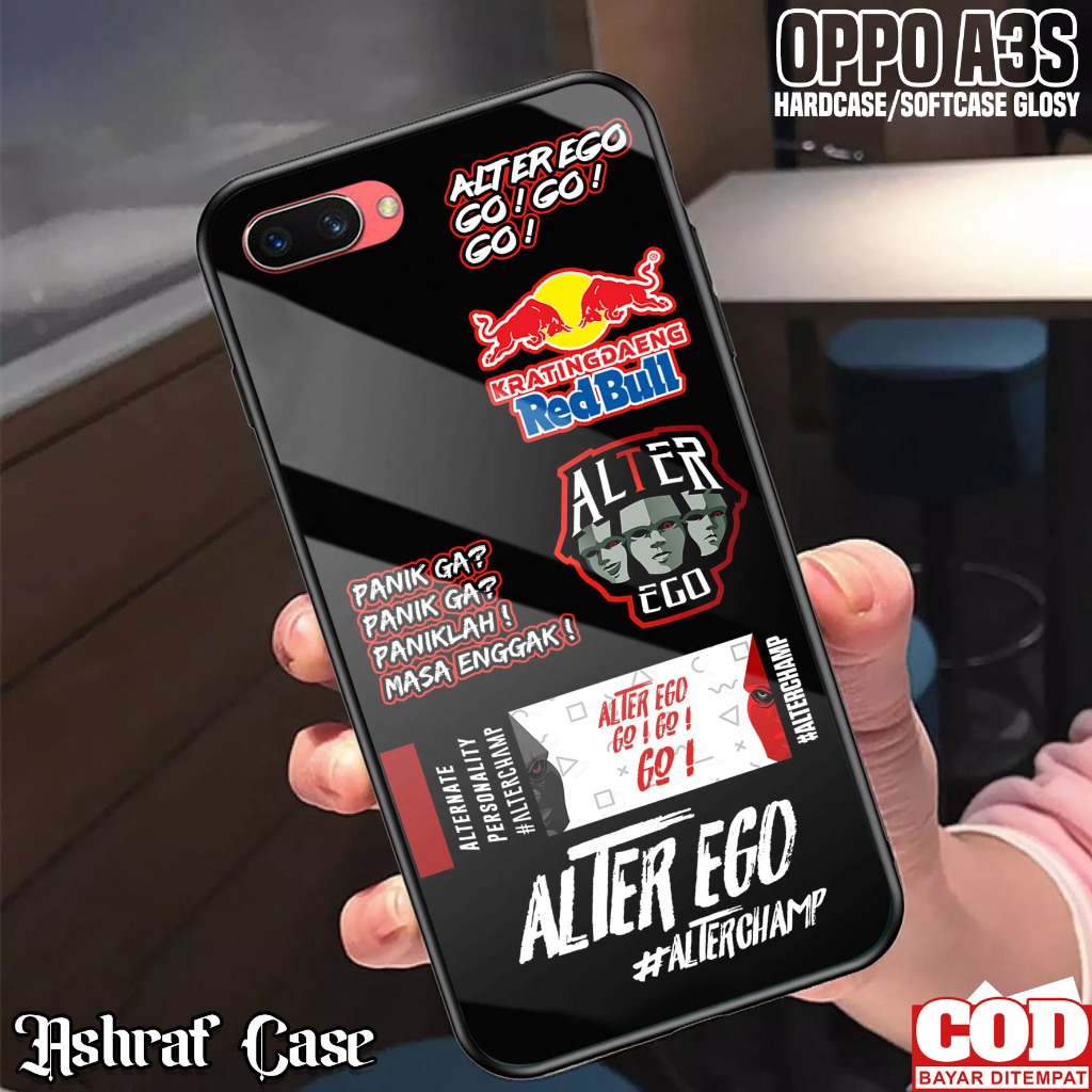 Case Oppo A3S - Casing Hp Oppo A3S ( ESPRT ) Kesing Hp Oppo A3S - Silikon Hp Oppo A3S - Softcase Gla