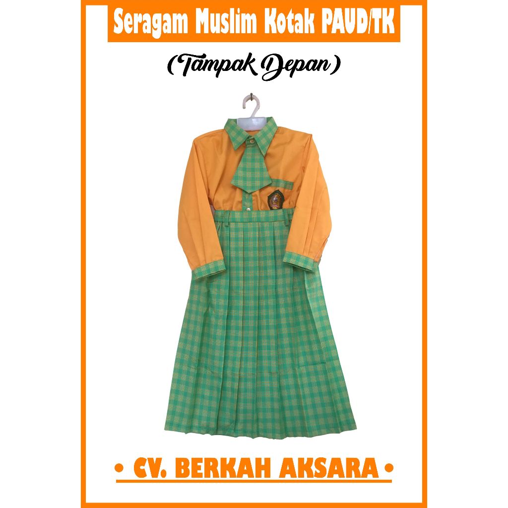 Seragam Muslim Kotak PAUD/TK