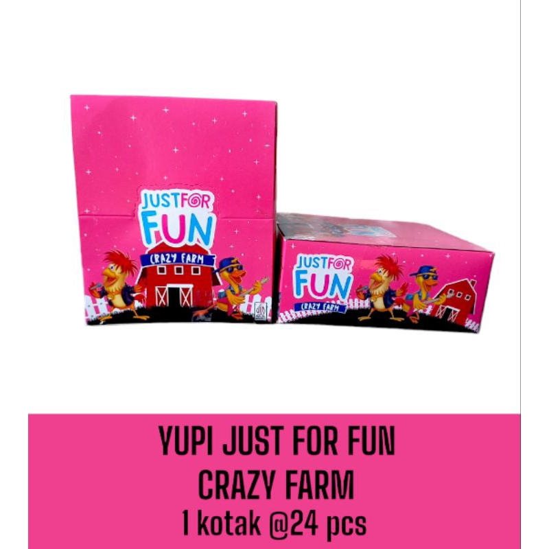 

YUPI JUST FOR FUN CRAZY FARM 24 PCS