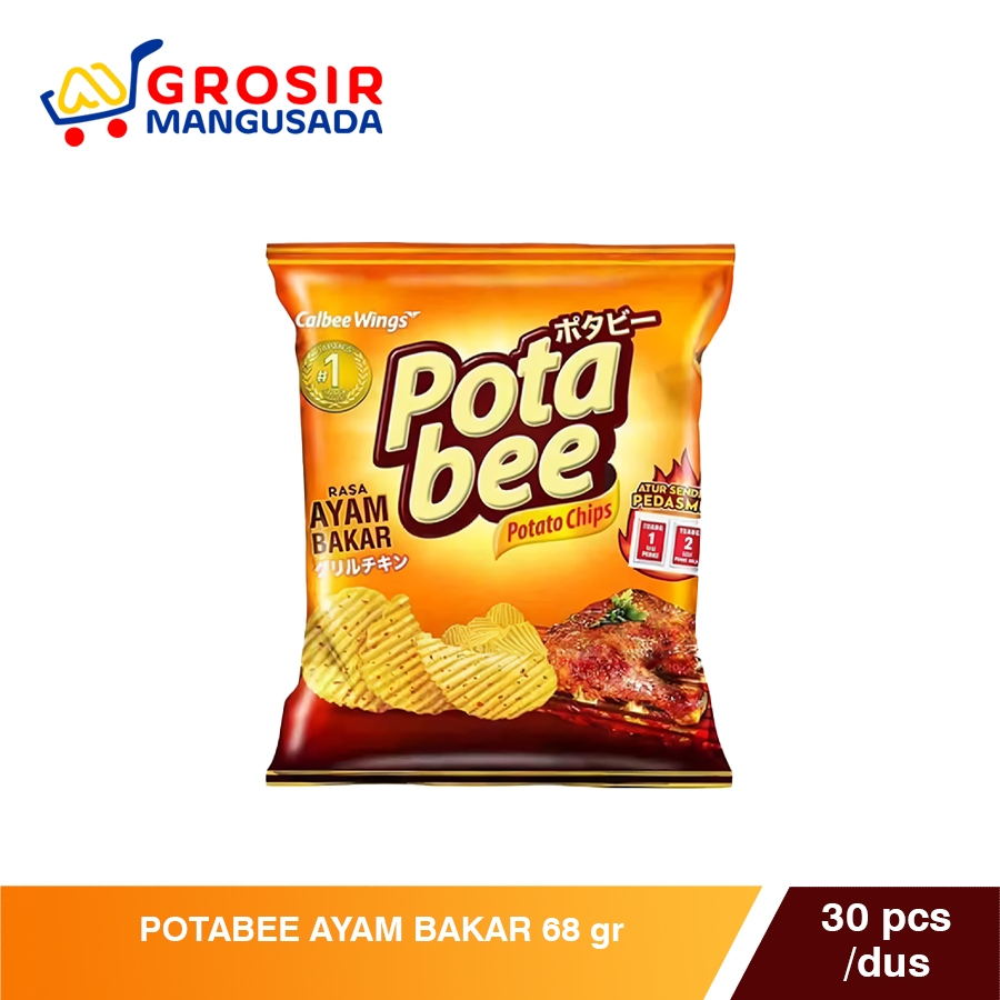 

Keripik Kentang Potabee Ayam Bakar 68gr Harga Grosir 6 pcs