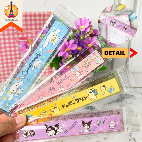 

Penggaris Plastik 15 cm Motif Sanrio V2 PGG-1038