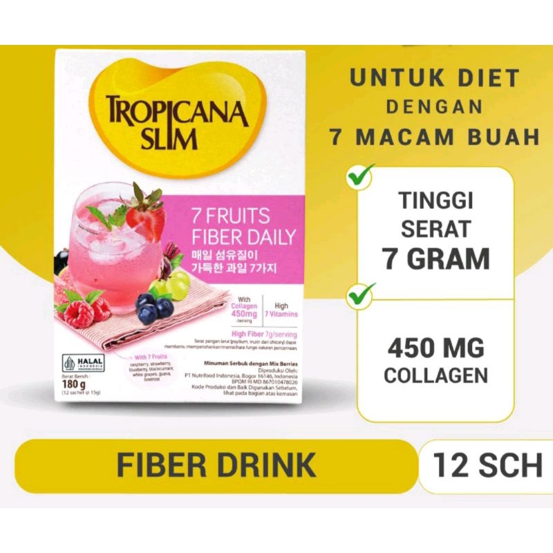 

Tropicana Slim 7 Fruits Fiber Daily