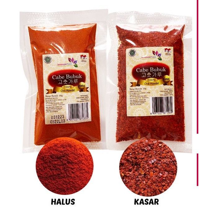 

Bubuk Cabe Cabai Red Pepper Powder Korea Halal MUI 50gr