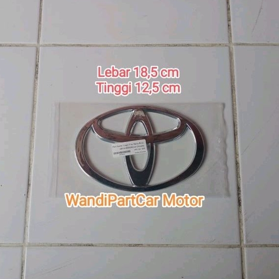 LOGO EMBLEM TOYOTA UNTUK GRILL DEPAN DYNA SAURUS RINO