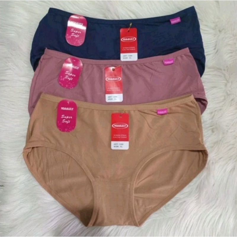 Celana Dalam Wanita Misslily 1389 Super Soft/CD Wanita Bahan Katun