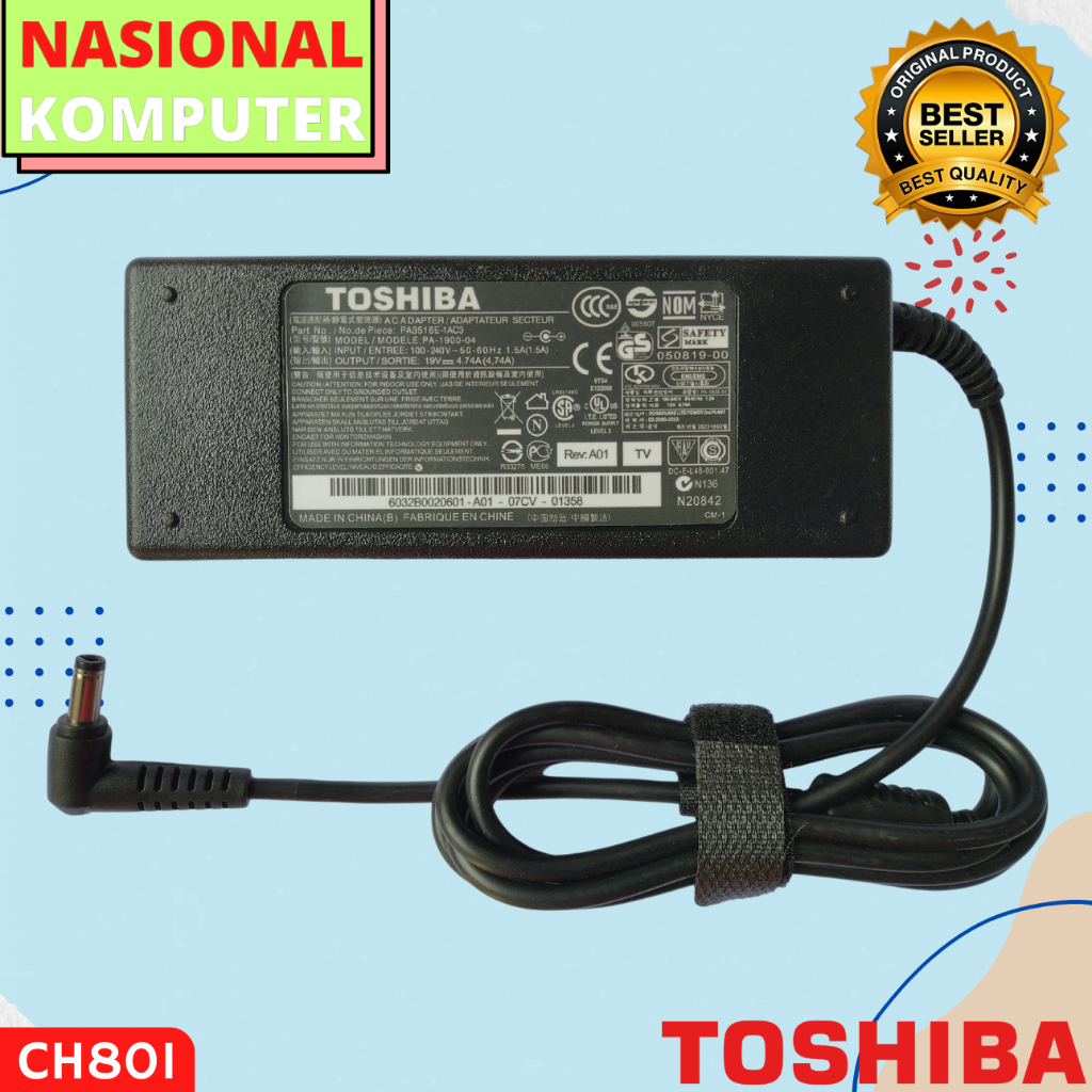 Adaptor Charger Fujitsu Lifebook S Series T Series