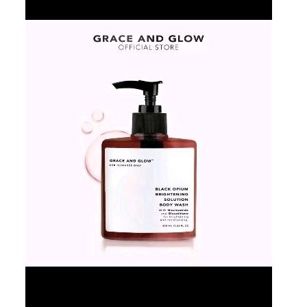 grace and glow black opium body wash