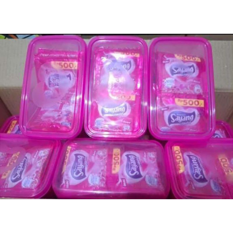 (24 sachet) Sayang detergen liquid renceng 500an