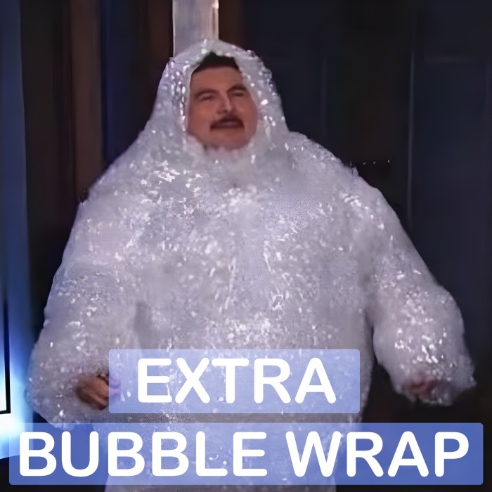 

Extra Tambahan Bubble Wrap / Additional Bubble Wrap