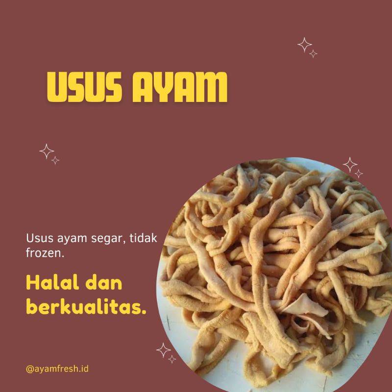 

Usus ayam Bersih Bandung Fresh