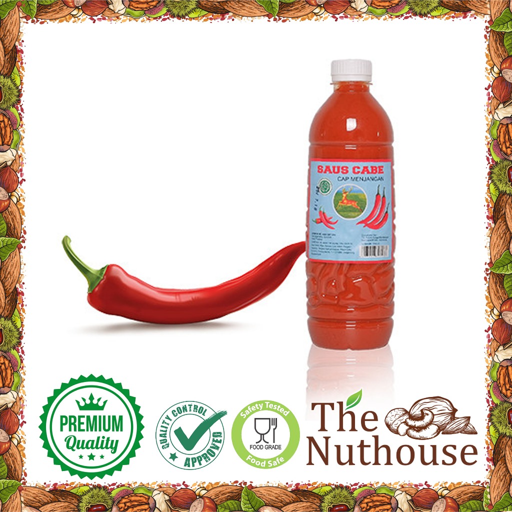 

600ml Chili Sauce / Saus Sambal Cabe Cap Menjangan [Halal]