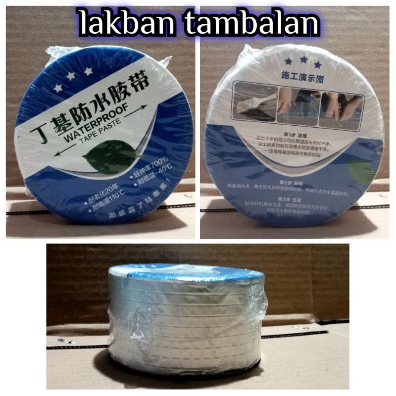 Lakban tambalan seng atap tambal penambal lakban aluminium foil