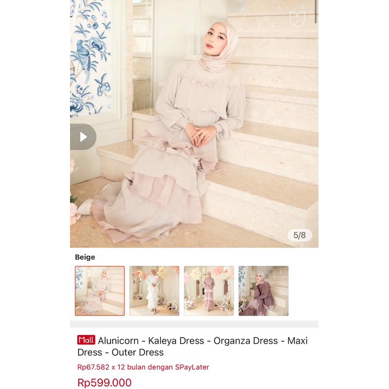 preloved Alunicorn Kaleya Dress