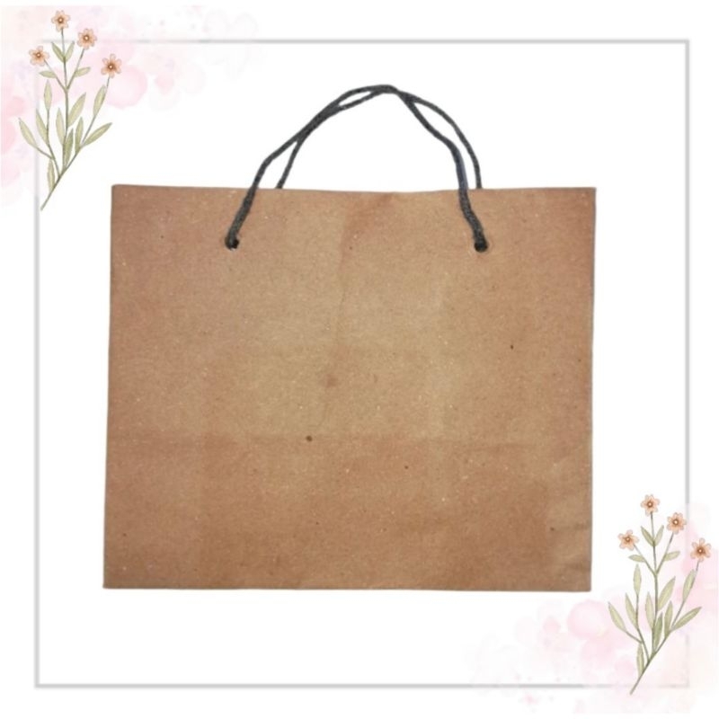 

BROWN PAPER BAG KANTONG COKELAT 16×19×12 CM