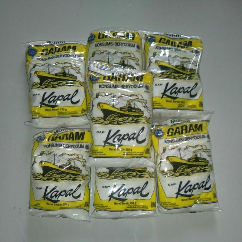 

garam beryodiyum cap kapal 250 gram