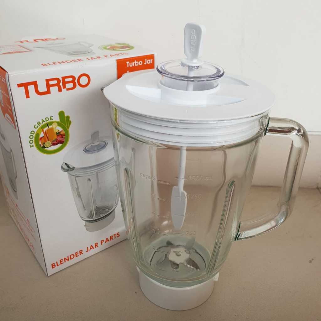 SET GELAS KACA BLENDER TURBO EHM 8000 EHM 8098 8099 KACA