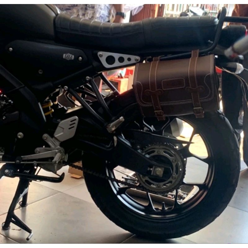 aksesoris xsr back rack xsr 155 plus tas side bag kiri dan kanan