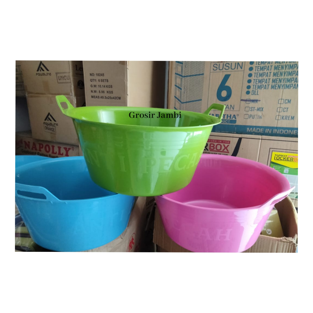 Bak kuping warna vitara ukuran 20/baskom kuping ukuran 20 inci baskom anti pecah bak anti pecah