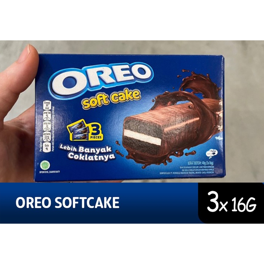 

Oreo Bolu Softcake Soft Cake Box kue isi 3 pcs