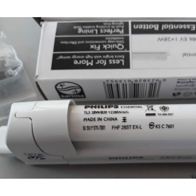 TCH086 T5 Philips Lengkap Set Lampu dengan Kap Rumah Lampunya 14W 21W 28W Putih 865 Kuning 830 14 Wa
