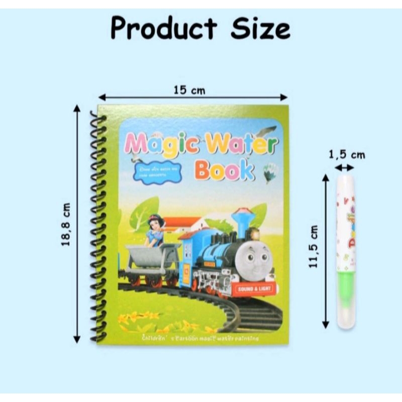

Buku Mewarnai Waterbook Buku Gambar Anak