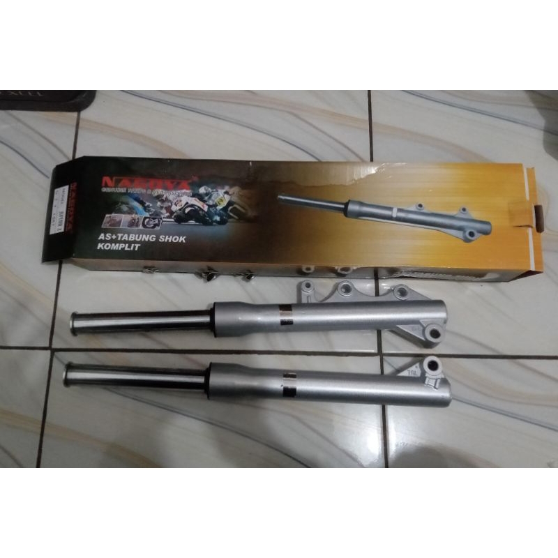 As Shock Sok Depan Plus Tabung F1ZR FIZR Alfa Jupiter Z Force 1 / Vega Lama Sigma cyrpton HITAM / SI
