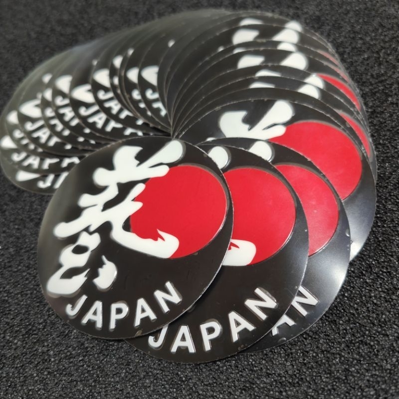 

stiker Emboss japan